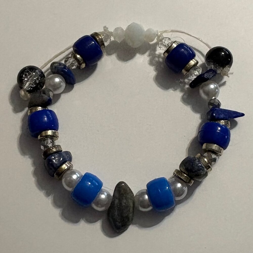 Lapis Lazuli Crystal Handmade Bracelet